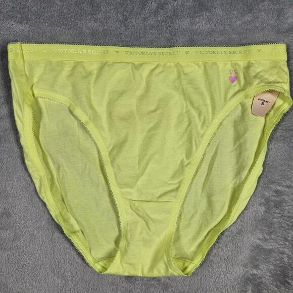 Victoria's Secret Panties Hi-Leg Brief Cotton Small Y2K Lot of 2 Neon Color - Picture 5 of 9